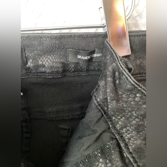 Nine West Jeans Black Python Print 14 - Picture 5 of 9